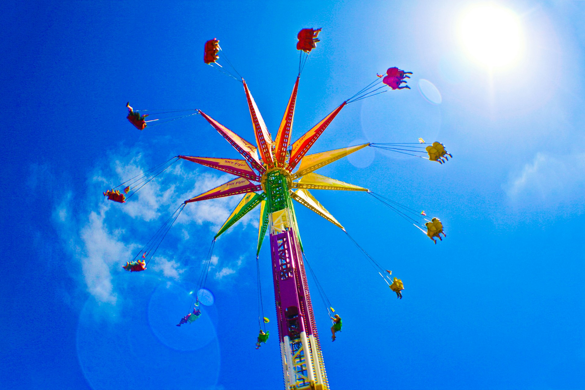 A ride at the San Diego County Fair