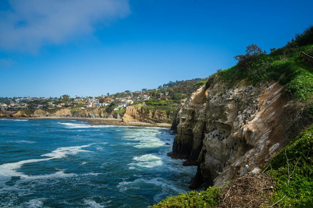 View of the San Diego coastline