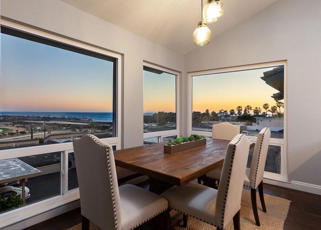 Beach view from one of our San Diego rentals